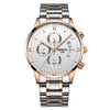 Nibosi | Luxury Chrono 100% Steel Quartz Watch