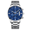 Nibosi | Luxury Chrono 100% Steel Quartz Watch