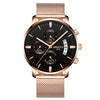 Nibosi | Luxury Chrono 100% Steel Quartz Watch