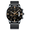 Nibosi | Luxury Chrono 100% Steel Quartz Watch