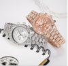 Geneva | Luxury Stainless Steel Crystal Quartz Watch
