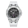 Mark Fairwhale | Transparent Acrylic Luminous Quartz Watch
